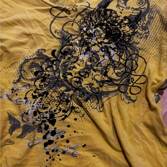 Dcs super cute y2k yellow top - Picture 5 of 7